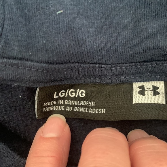 Under Armour Men’s Hoodie Sweatshirt Blue L - Picture 5 of 7